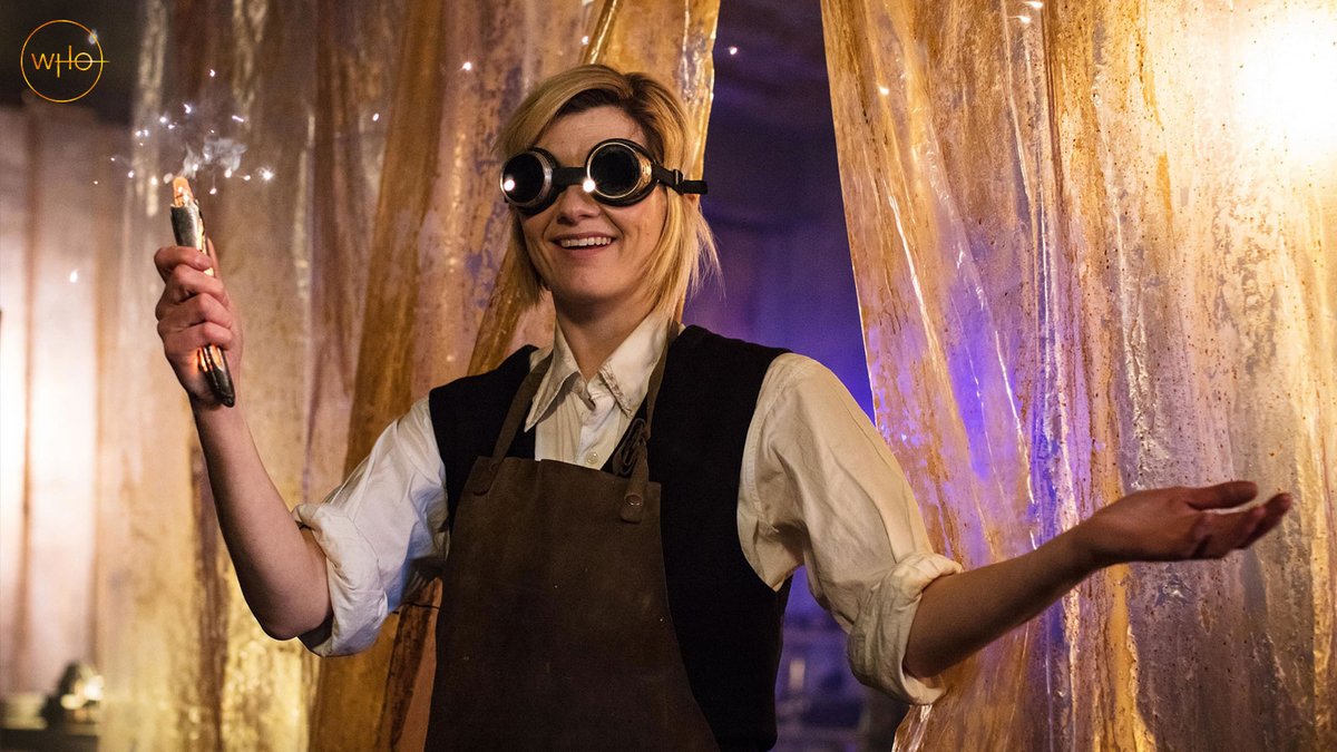 bbcdoctorwho's tweet photo. Two years today since the Thirteenth Doctor crash-landed onto our screens in 'The Woman Who Fell to Earth' 💙💙 #DoctorWho https://t.co/Vyja6XQvxO