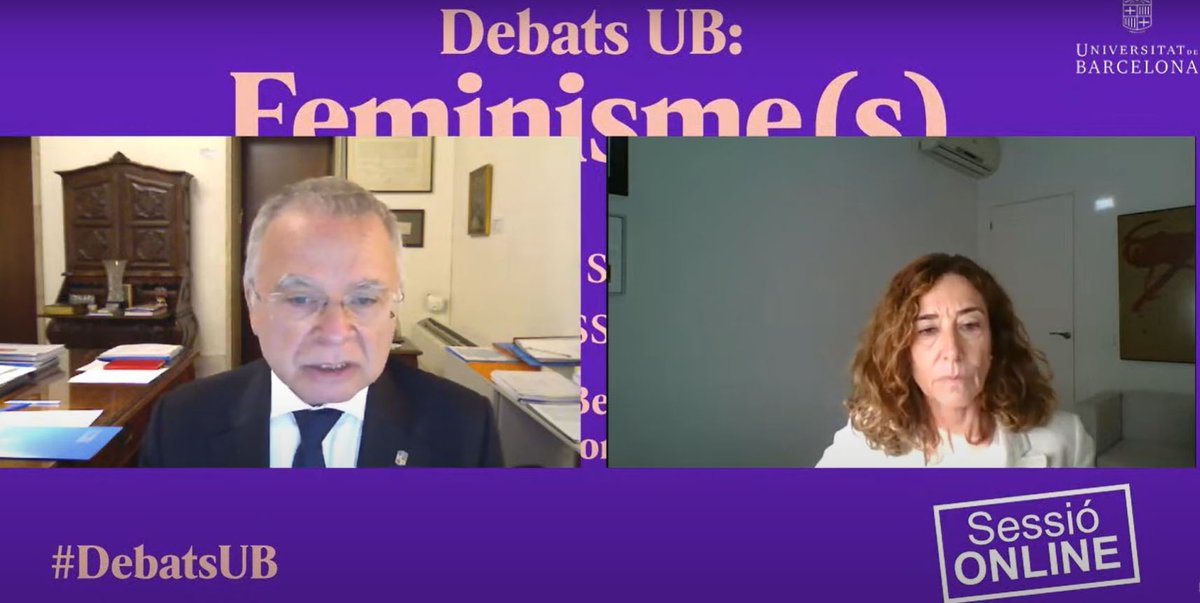 UniBarcelona's tweet photo. #DebatsUB | 📝 Crònica de la sessió «Què significa ser feminista? Herències del passat i reptes futurs», amb la participació de @BelOlid, @marina68marina i @blissy, moderades per @montsevirgili
👉 https://t.co/Lu3I4MwOOZ https://t.co/qvqDdlmmWw