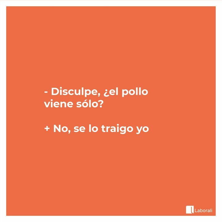 Un poco de humor para alegrarnos el día 😂 🍗