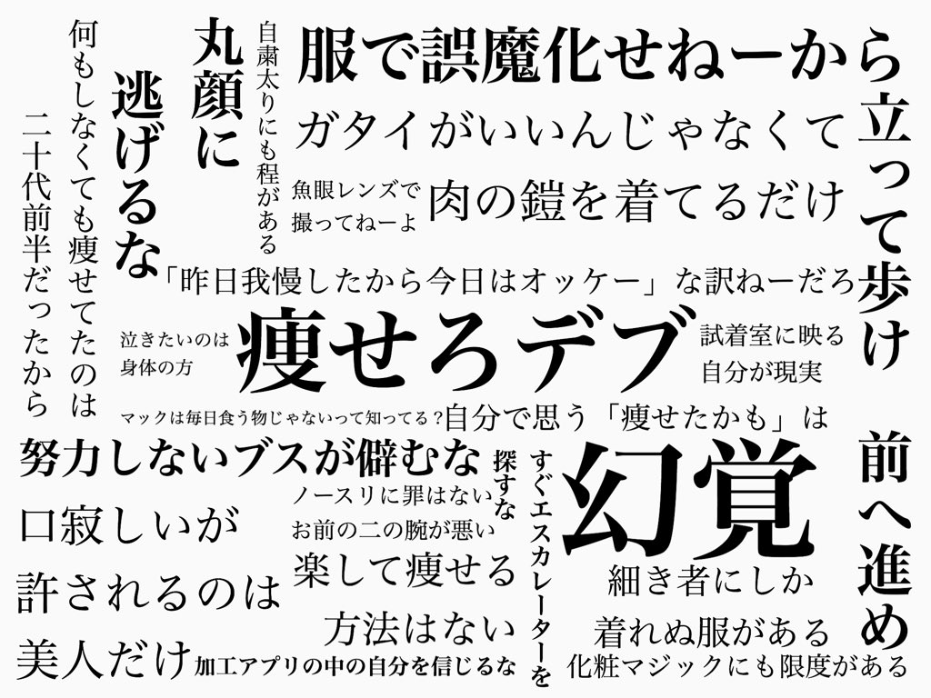 外井咲和子 地味ーにダイエットやってるけど あまりに自分が意思弱いので待ち受け用に作った ダイエット 待ち受け用 T Co 2fertcosf9 Twitter