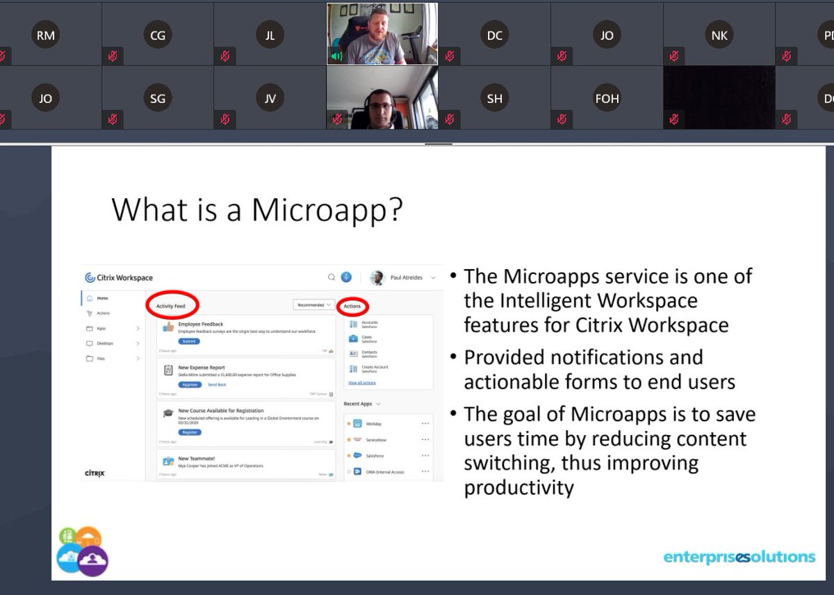 RonnieDOTie's tweet image. first up @sasponto on building your first #Citrix #MicroApp