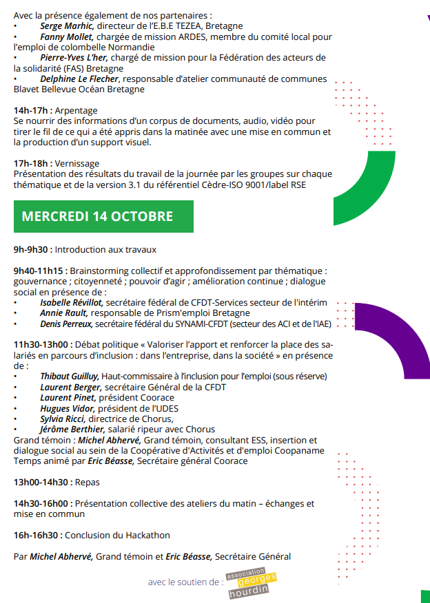 COORACE's tweet photo. Nos salariés #insertion mènent des activités essentielles sur les territoires, nous leur donnons la parole #HackathonCoorace
👉🏾Pour une meilleure participation dans l'entreprise
👉🏾Pour une valorisation de leur métier d'utilité sociale
📆13-14 oct, Rennes
https://t.co/en754B9q6G https://t.co/SoDXDOv5SL