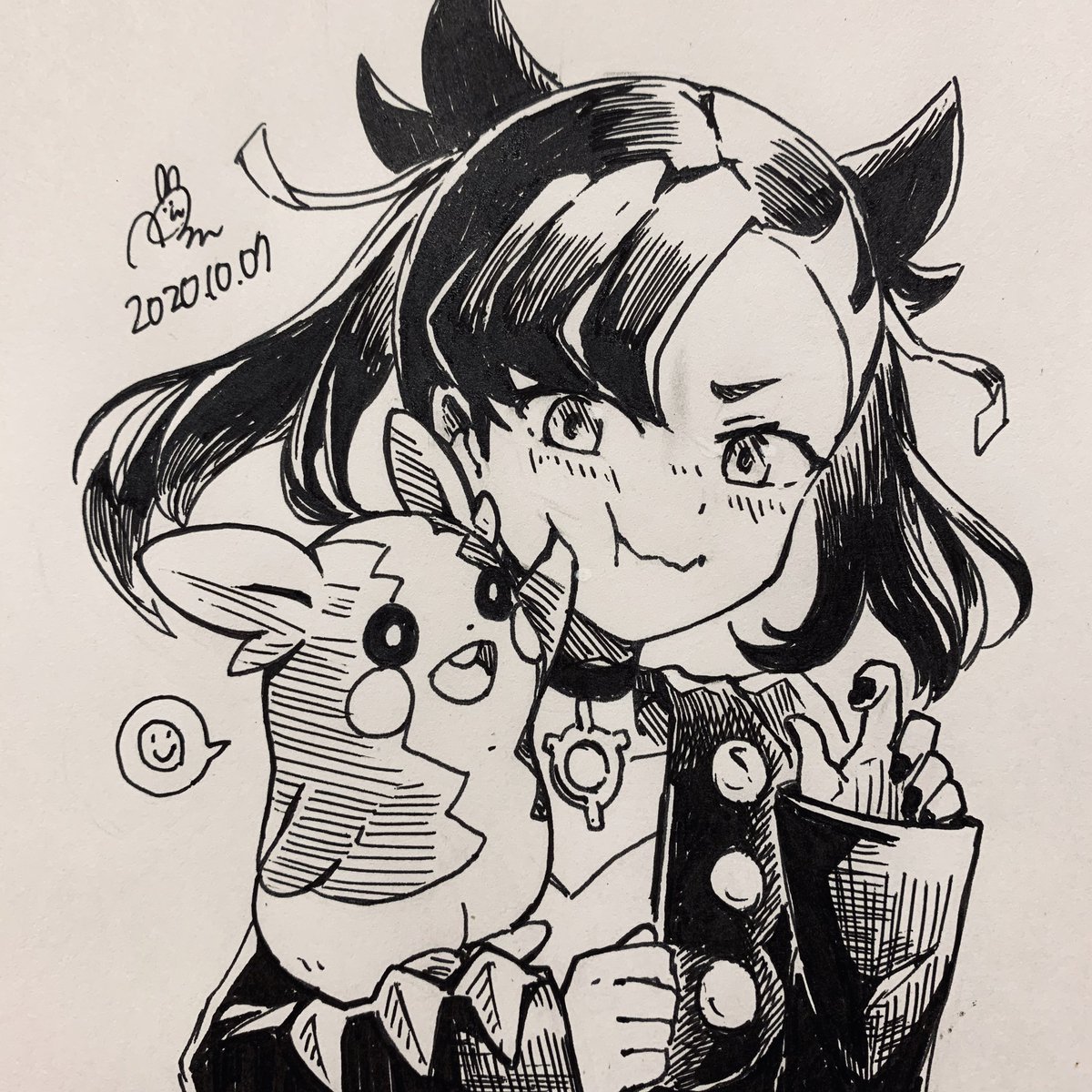 Day7( 'ω')/
マリィ&モルペコ(#ポケモン剣盾)

#inktober #inktober2020 