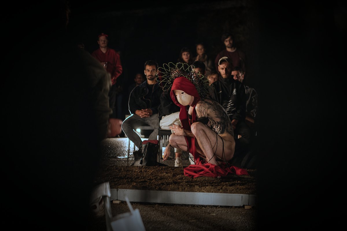 MarcoDonnarumma's tweet photo. We had a blast for the world premiere of "โงR" at @kontejnerorg Touch Me Festival. ๐๐ธ๐ณThis new adisciplinary happening/performance continues the series Humane Methods by Fronte Vacuo ( = yours truly + @margheritapvr + @famifax). ๐ค to @Theaterdigital! https://t.co/6tADZzIQo9 https://t.co/X5HtCDiYOL