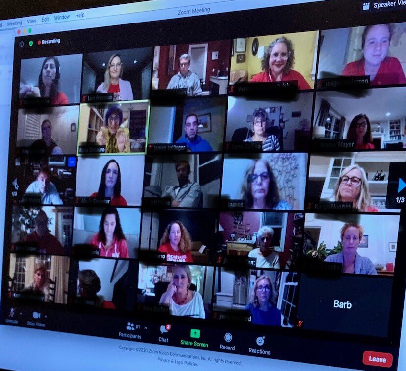 katiedharri's tweet photo. Great turnout for our statewide elections meeting last night with Connecticut @MomsDemand volunteers! We’re fired up and ready to work for the next 27 days! #MomsAreEverywhere #CTleg #CTmighty @Everytown https://t.co/kFOmgGGiSa