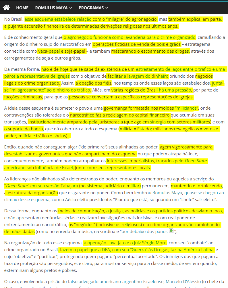 we were to think were only rumors, could actually be true: that he might be an infiltrated active from  @CIA here in Brazil. On this thread you can see his co-relation with  #DanielDantas.Plus,  @duploexpresso posted a summary explaining the co-relation [+] https://twitter.com/romulusmaya/status/1294057040764178433?s=20