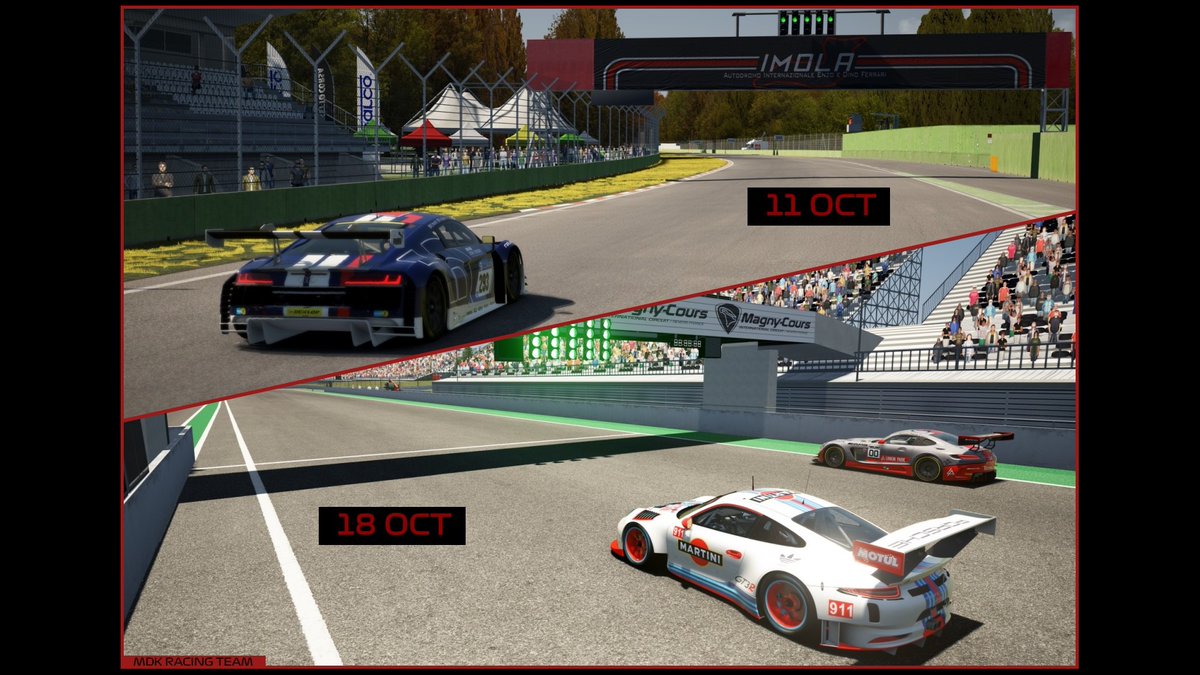 MandrakeTp's tweet photo. Comenzamos fuerte, 2 domingos consecutivos! Con nuestro horario habitual, las 18:00. #AssettoCorsa #Imola #MagnyCours https://t.co/wqsBs8olPf