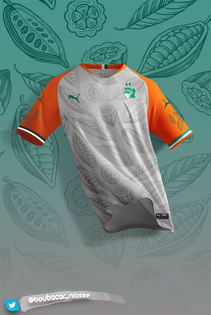 CotedIvoire_off's tweet photo. Nous félicitons @Boubacar_Niasse pour ce beau projet de maillot des éléphants de Côte d’Ivoire 🐘🇨🇮🇨🇮👏🏽
Max de RT pour ce chef d’œuvre svp! Il mérite 👏🏽👏🏽👏🏽

Cc @pumafootball https://t.co/aDtA1NVJmK