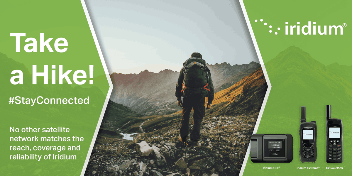 When we said "Take a hike!", it was a suggestion, &amp; it looks like many of you did! An analysis of #Iridium subs @ the 10 most visited US #nationalparks during #COVID19 found visits were up 26% YoY in August, after being down -41% in April! Read more 👉 bit.ly/2I71sjZ
