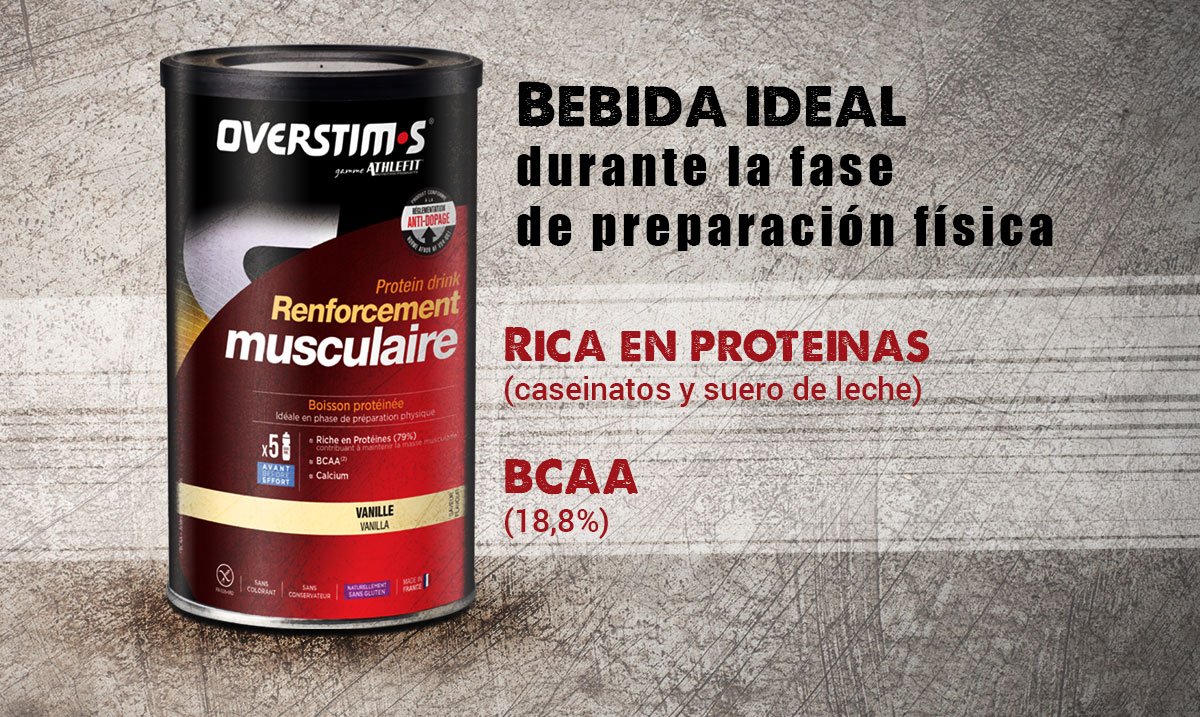 La bebida de fortalecimiento muscular es un concentrado de proteínas formulado específicamente para los deportistas que desean reforzar la masa muscular.