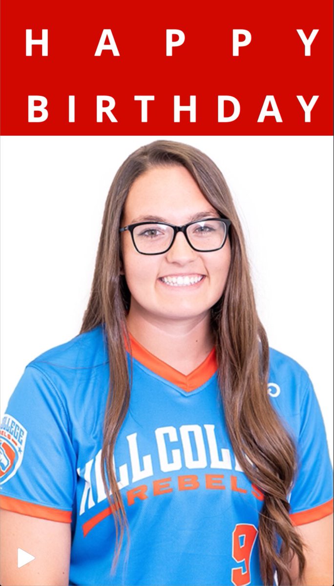 HillCollegeSB's tweet photo. 🚨🚨Birthday Alert 🚨🚨 Happy Birthday to Sophomore Catcher, Kaylie Burdine #HCRebels https://t.co/QCmCrgr4Gz
