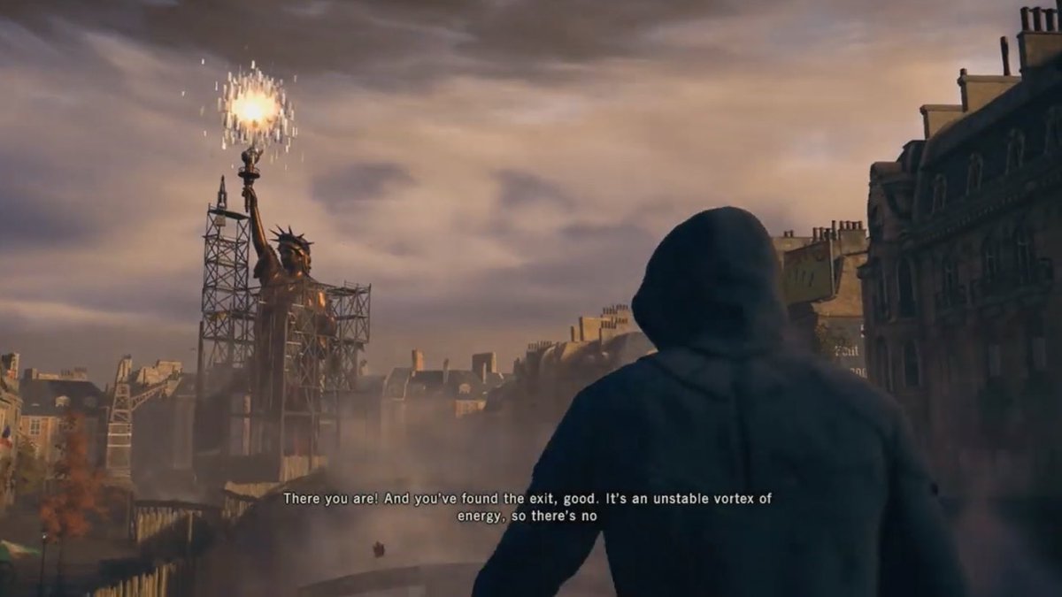 There are references in pop culture that seem to hint at the connection between the Mandela Effect and Lady Liberty as well. In the video game Assassin’s Creed Unity, the protagonist must find an exit portal to get himself out of a simulation. He finds it on the statue’s torch.
