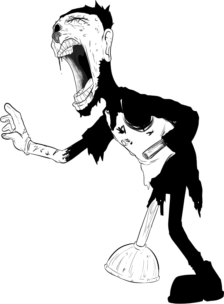 Metallicartist's tweet photo. Inktober day 4 Little Bendy monster. #Bendy_and_the_ink_machine #inktober #monster #lineart #art https://t.co/0IR9PmycHZ