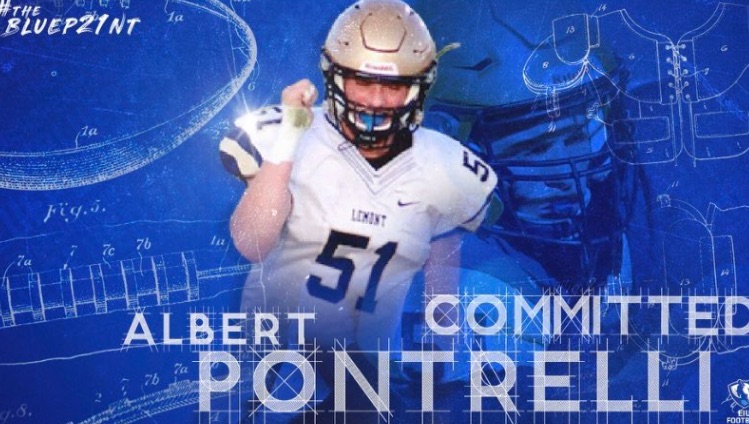 EDGYTIM's tweet photo. Lemont @lemont_football 2021 OLB @AlbertPontrelli gave in state @EIUPantherFB his verbal commitment today and discusses his college decision here https://t.co/v8CXCCtGP4 https://t.co/LLiHo2fmZN