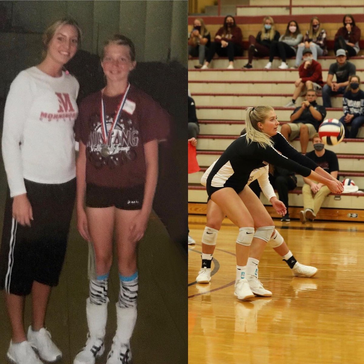 Happy SENIOR NIGHT!! Come on out to Allee Gym tonight to support and celebrate these three young women! #RollStangs #MustangVolleyball #SeniorNight #GameDay