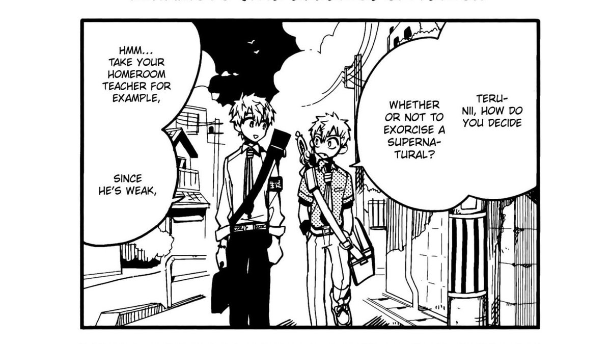 the way teru always picks on tsuchigomori-sensei was so funny? i need an interaction of them in the manga 