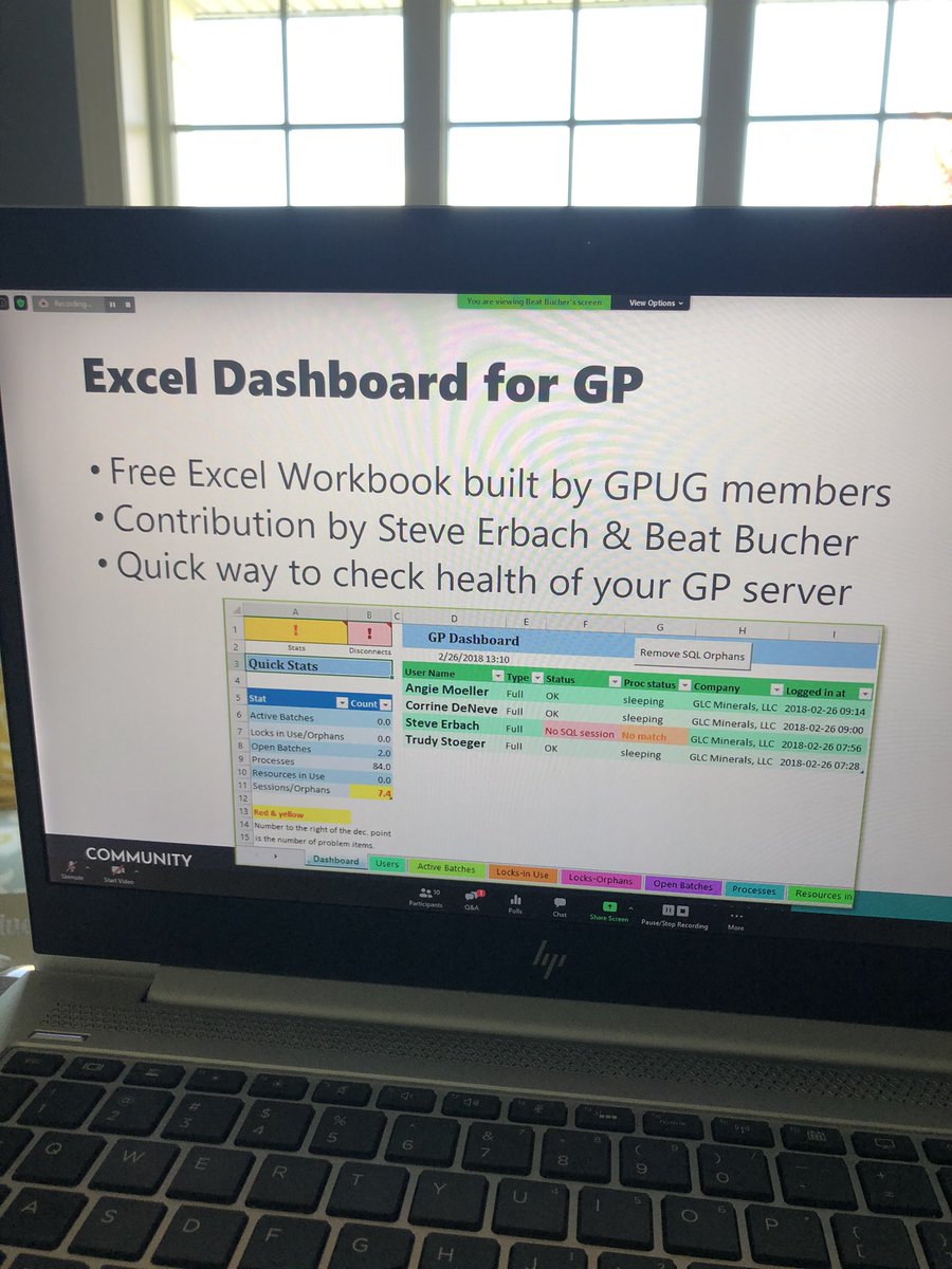 Gaining valuable #Msdyngp tips on  health checks for your GP server from <a href="/GP_Beat/">Beat Bucher 🇨🇭&🇨🇦</a> today at #communitysummitna a slide shoutout to @serbach too! #gpug <a href="/GPUG/">GPUG</a>