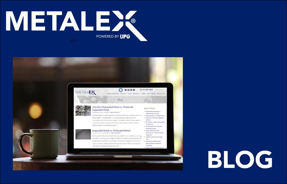 MetalexLLC's tweet photo. Read our #blog to stay current on #product offerings, #applications and updates on all things #Metalex: https://t.co/LdljuZgOZv
#metals #content #expandedmetals #perforatedmetals #safetygrating #poweredbyUPG https://t.co/WL1ayc7JR5