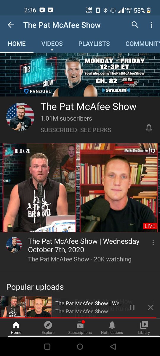 donjonesii's tweet photo. @PatMcAfeeShow #oneofmcafeesmillion https://t.co/LmxCTUMYuv