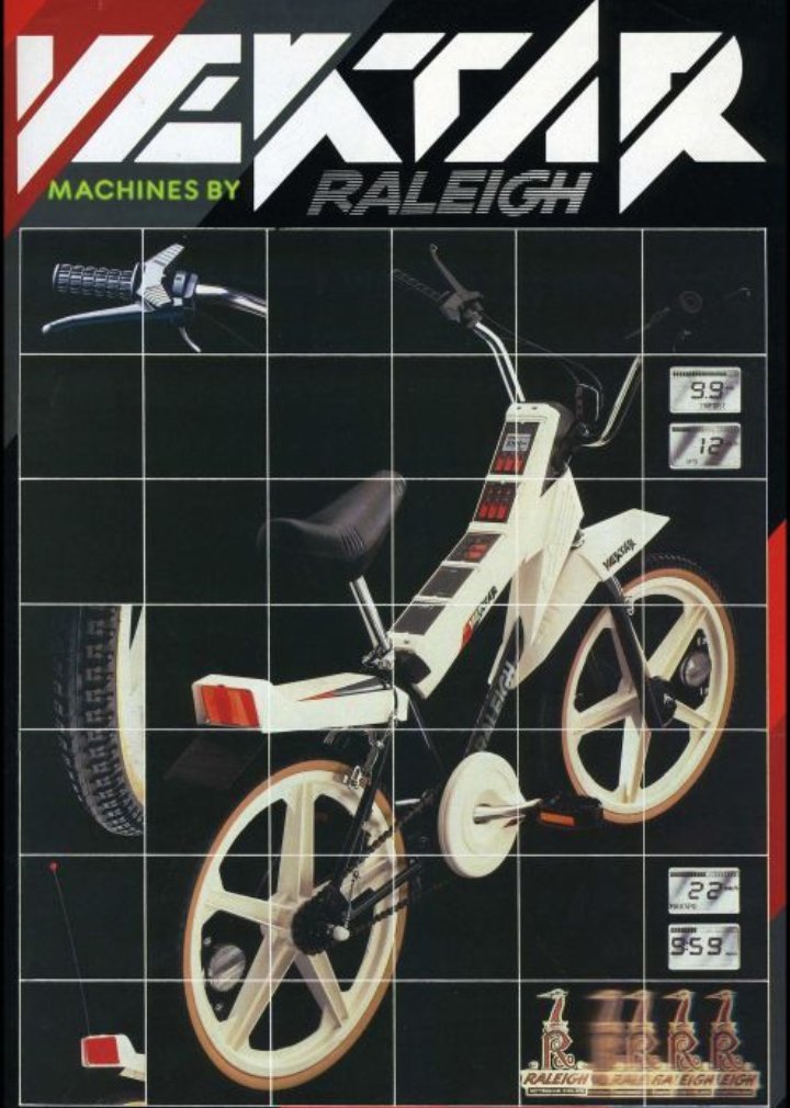 It's last radical idea was the Vectar: a computerised bike designed by a man with a ruler. It was cycling's answer to Street Hawk, and lasted about as long.