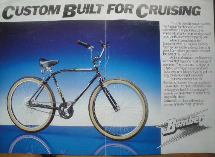 ...and it was all downhill from there. The Bomber? The Maverick? Please! Raleigh failed to really get the mountain bike craze of the mid-80s and as BMX sales slumped so did the company's fortunes...