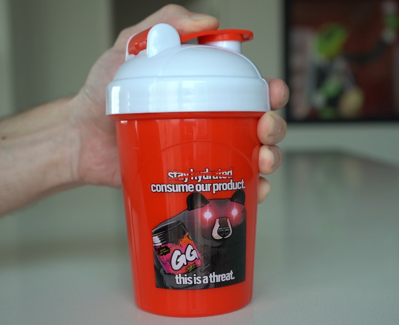 THERUSSIANBADGER on X: how the fuck did they let me make this my very own gamer  supps shaker is now available but how hopefully threatening someone on the  side of an adult