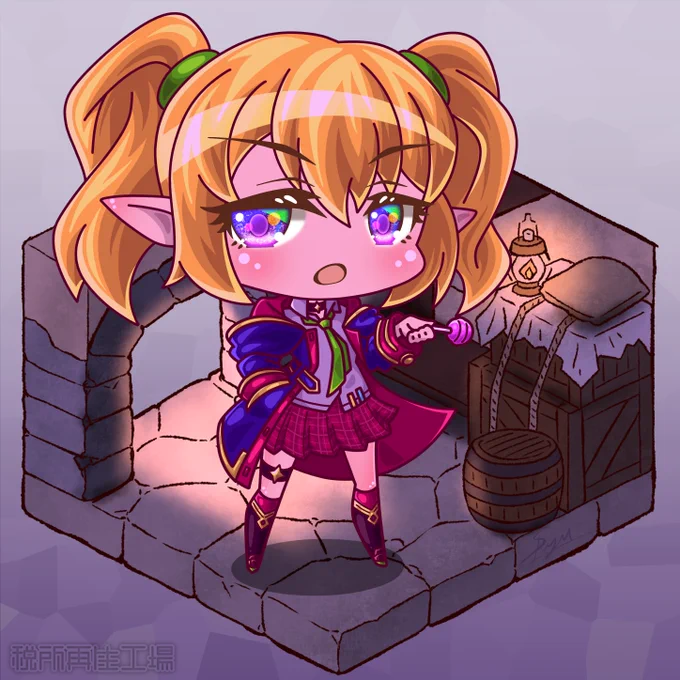 夜に佇むミステリアスな少女…
#プリコネR #クロエ 