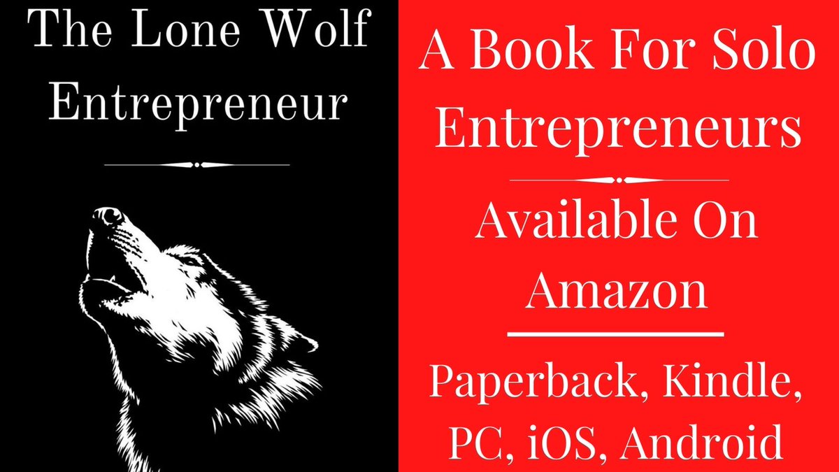 Are You A Solo Entrepreneur?

Learn The Traits And Mindset Needed For Success

Link - mybook.to/lonewolfbook

#entrepreneurs #entrepreneurship #books #kindle #book #amazon #digitalmarketing #contentmarketing #blogger #workfromhome #SEO #selfemployed #education #jobs #money