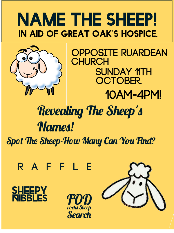 GreatOaksHosp's tweet photo. #GlosHour #Name the #Sheep #fFind the #Sheep #Pebbles located around the #Village
#Hospice #Charity #Fundraising #HospiceCareWeek https://t.co/Hhf9s7TDwG