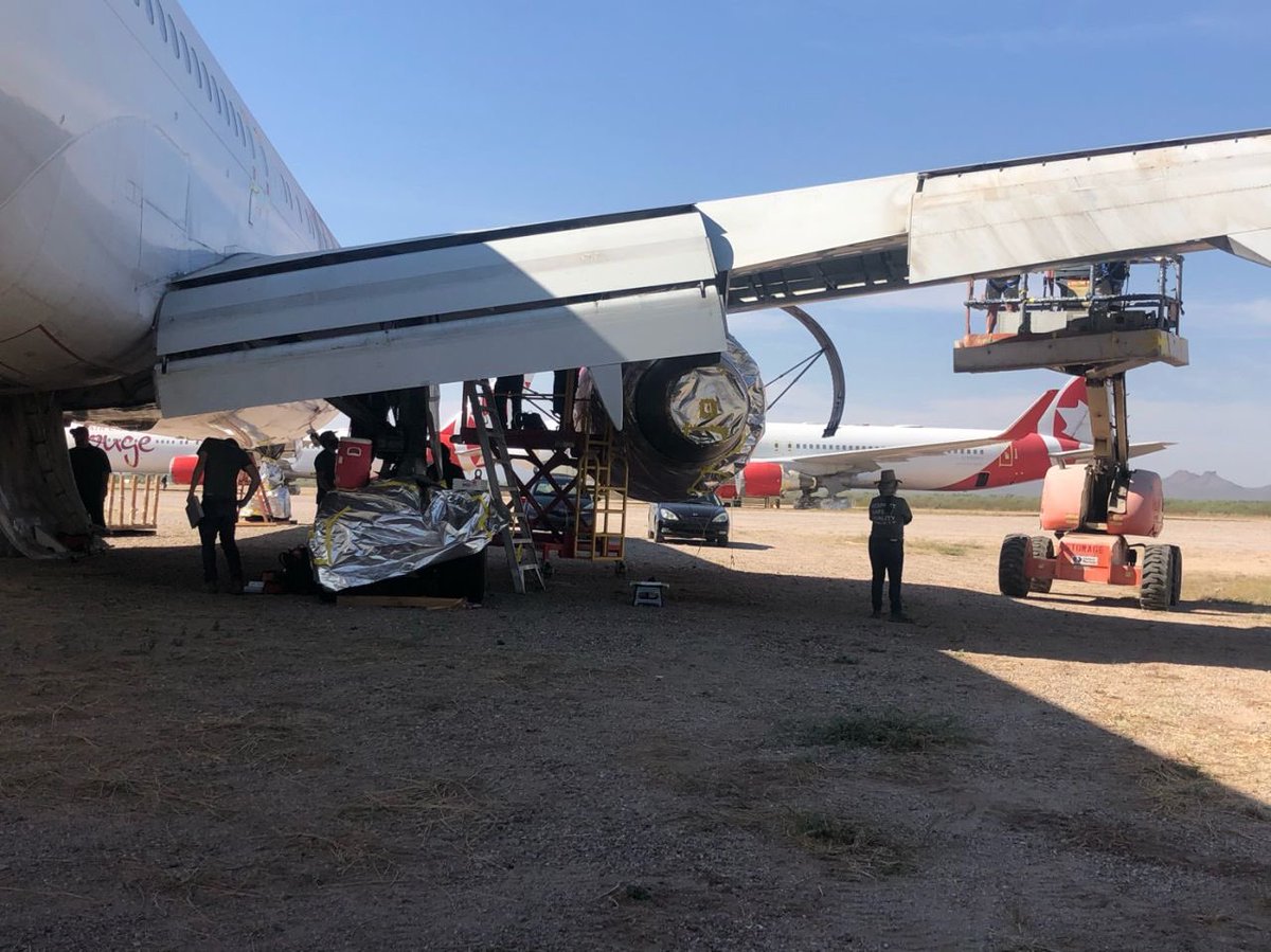 #prepurchaseinspection: Perfect weather in AZ to perform 2 B767s PPI for a new customer at Pina Airpark, AZ. If you are looking for an experienced FAA A&P Eng to perform an onsite PPI, MTI, Teardown management contact mshah@aam.aero or schedule a meeting lnkd.in/g6ptSQp