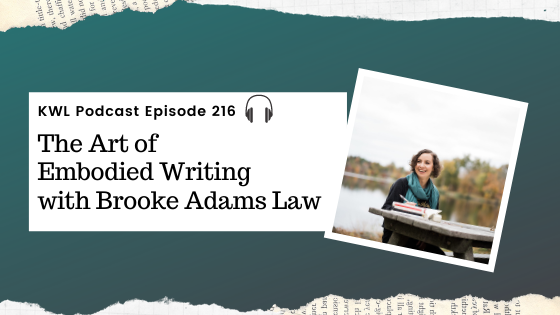 ICYMI <a href="/brookeadamslaw/">Brooke Adams Law</a> joined us on the podcast this week to talk about her award winning debut novel, Catchlight, and to explain her embodied writing method. Enjoy! bit.ly/3iyIxLq