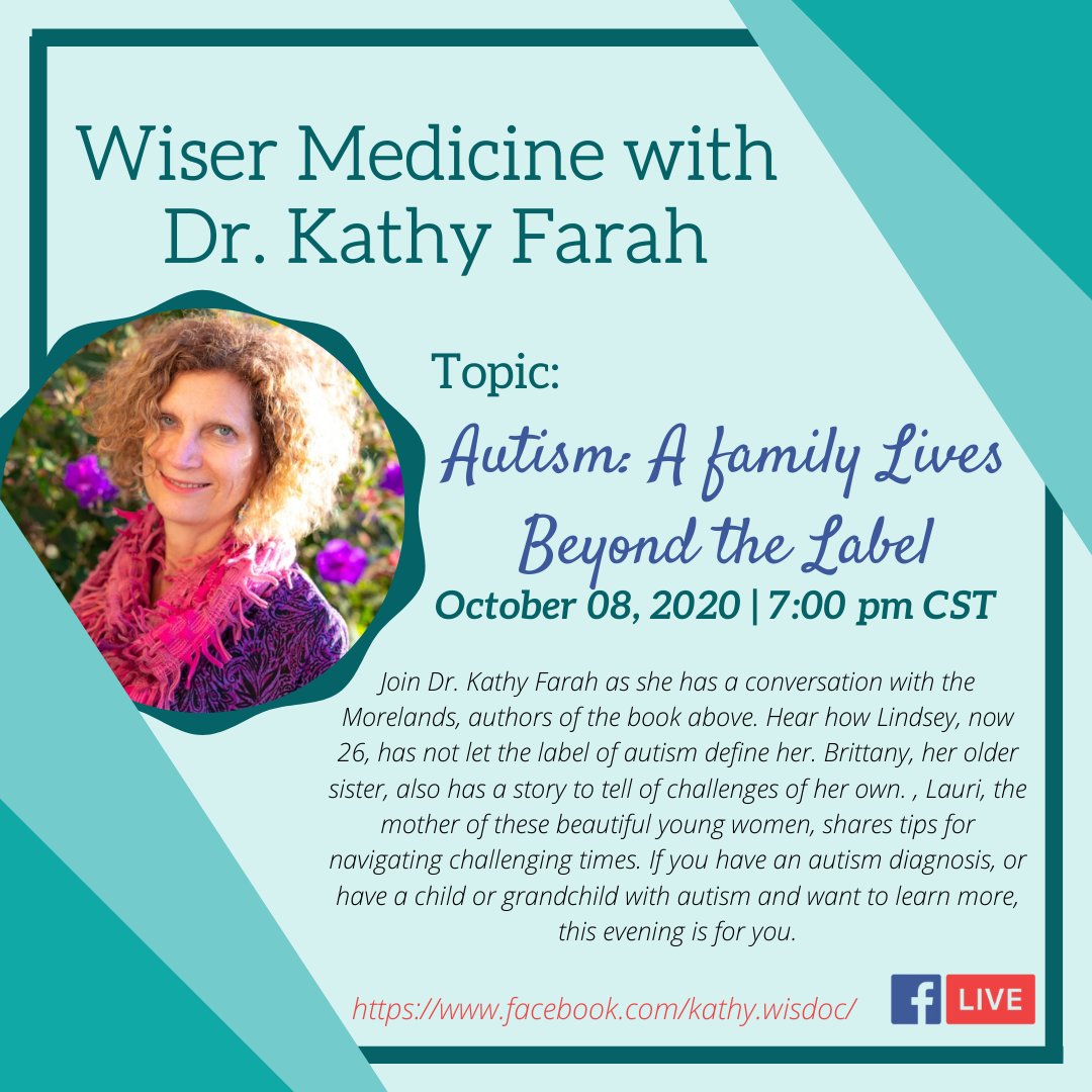 farah_kathy's tweet photo. See you on October 08 at 7:00 pm CST.
#healthyLifestyle #wisermedicine #DrKathy #Health #Wellness #healthjourney https://t.co/E87can48ac