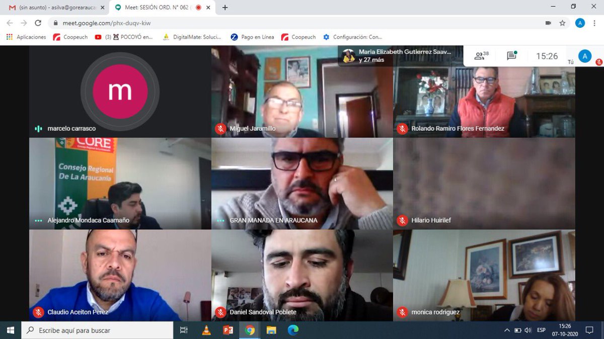 Daniel_Sandoval's tweet image. ⭕️👇Iniciando Pleno del @corearaucania con informes de comisiones y varios. Seguimos representando con humildad y pasión honrando el mandato popular que nos brindaron lxs habitantes de Temuco, Labranza, Fundo El Carmen, San Ramon y P.Las Casas. #MasPoderLocal #PoderalTerritorio
