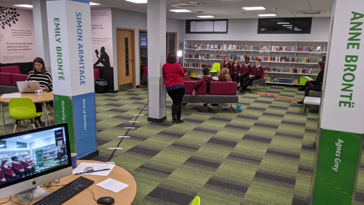 AHSBackstage's tweet photo. Even when COVID stops the events and the Monday night meetings we find things to do. (Fully social distant of course) Virtual Open Evening.... Behind the scenes @AHSYork #2mdistancing #cablecity https://t.co/YongPbQDSt