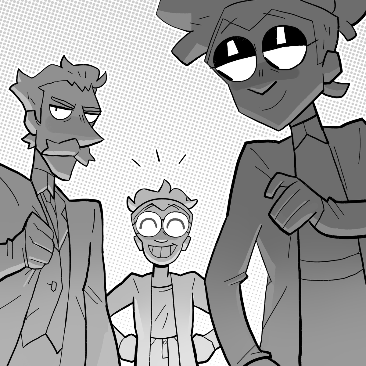 OC-tober day 5, 6 and 7. Favorite outfit, ten years younger and ten years older!
I don't want to brag but my oc's are hella cute UwU