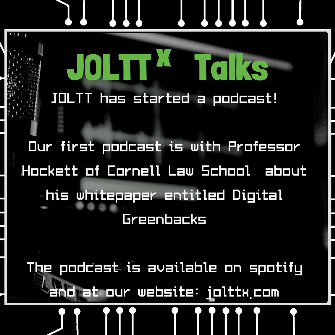 Journal of Law and Technology at Texas tweet media