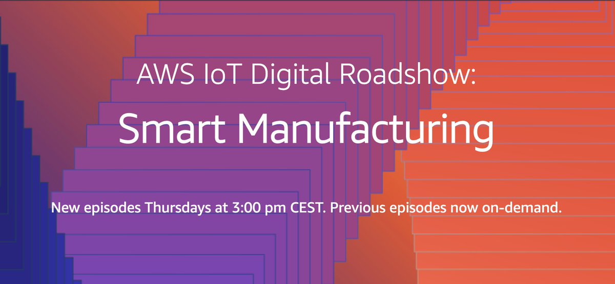 MarciaLPrice's tweet photo. If you're implementing #iiot or #manufacturingintelligence, this series of webinars from @awscloud on #smartmanufacturing is well worth your time. https://t.co/R77kj9Cl7x https://t.co/CKBFge1JXd