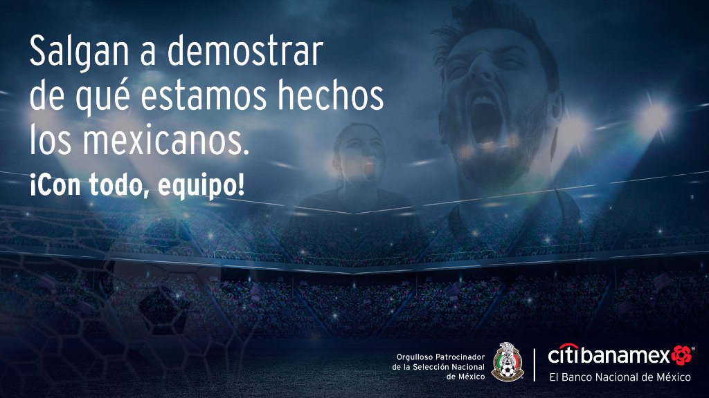 .@miseleccionmx ya está lista para enfrentarse a Países Bajos y la afición lo sabe. Vamos, ¡salgamos a ganar! #ExperienciasCitibanamex