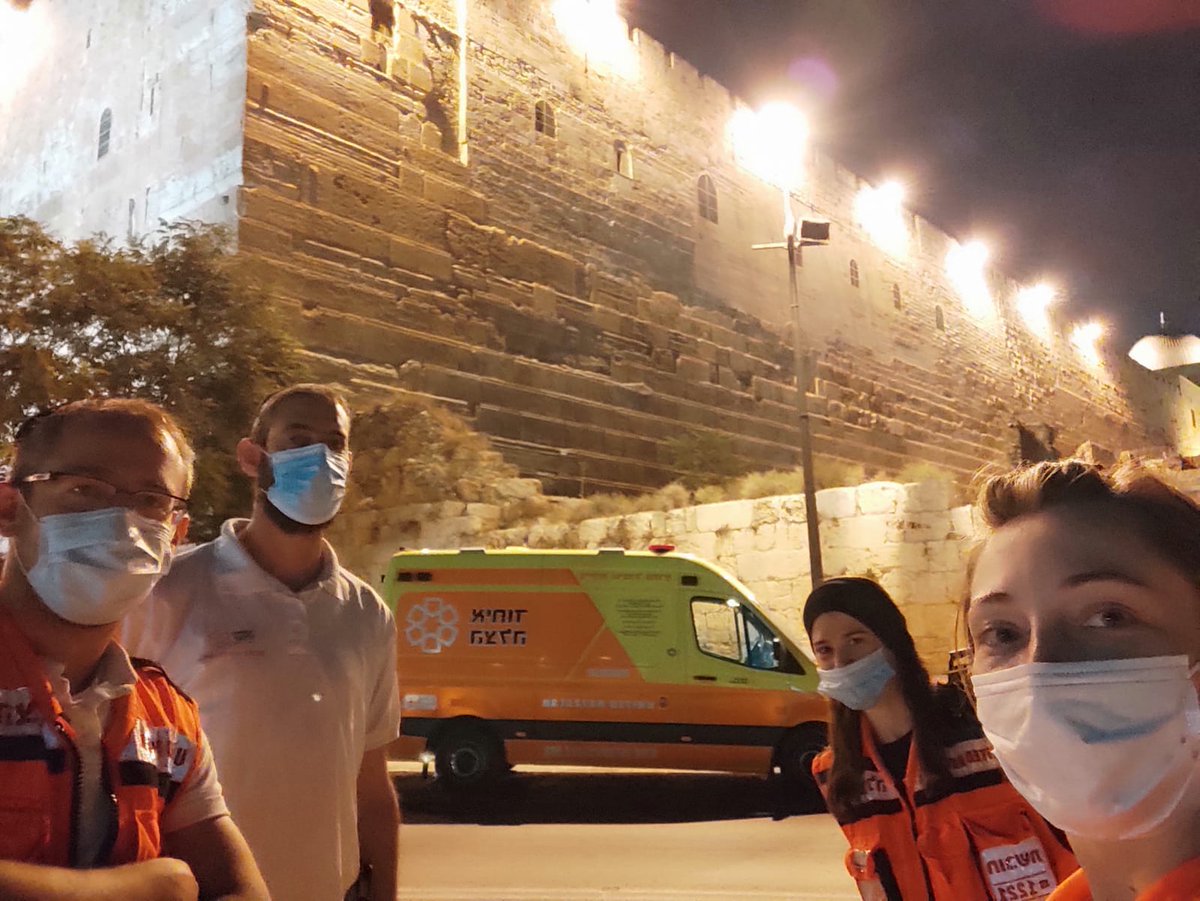 UnitedHatzalah's tweet photo. After getting an emergency call in the old city of Jerusalem, one of our ICU ambulances took a few minutes to visit this place.
#Sukkot #SouthernWall #WesternWall #Jerusalem #TempleMount https://t.co/vMhK11PyBn