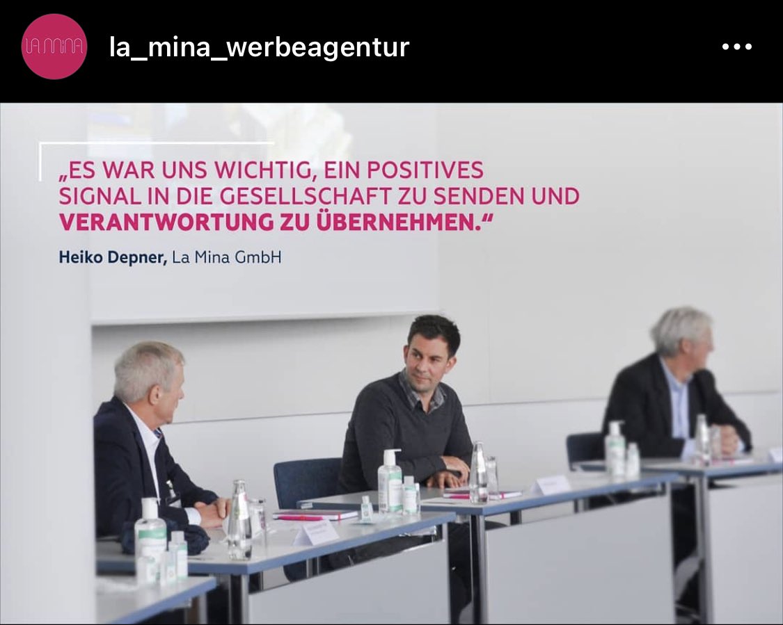 Spende von 15.000 Desinfektionsgelen und 35.000 Masken an Stadt und Kreis übergeben. 

Tolle Aktion, tolles Team!
#corona #zusammenstark #werbeagentur