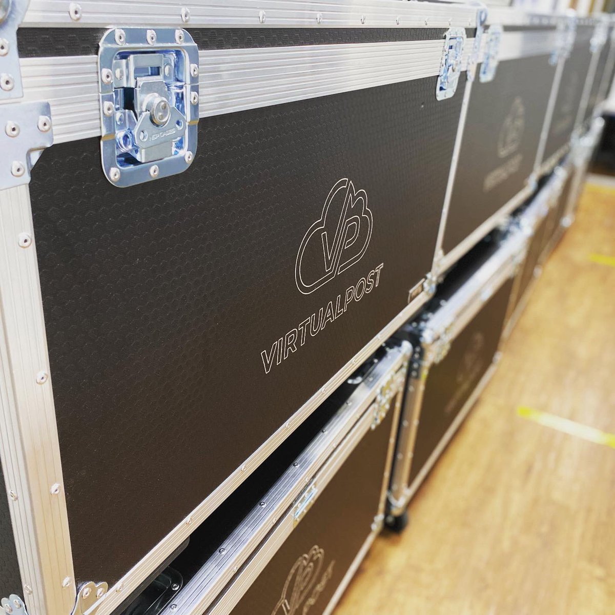 virtual_post's tweet image. Look at these beautiful cases that have just arrived. Ready to send editing equipment to you up and down the country and around the world. Our first case leaves today for Italy! #flightcase #logoinspirations