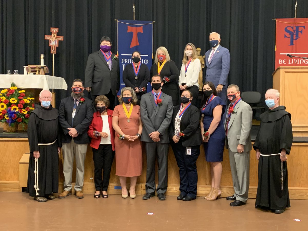 Congratulations to our Faculty and Staff who we celebrated today for their years of service during our Feast of St. Francis Mass.
.
.
.

#FranciscanSpirit #HighSchool #Prep #Preparatory #SFP4ever #StFrancisPrep #StFrancis #SFPSpirit #Franciscan #CatholicSchool #FreshMeadows