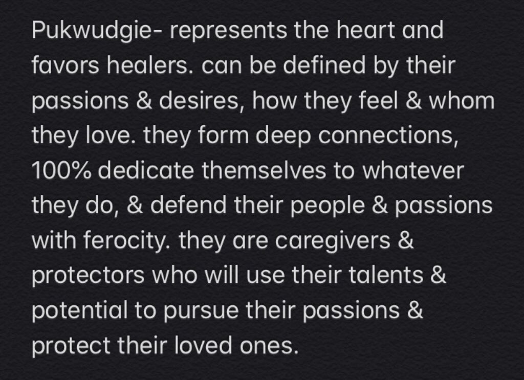 REASONING: Kya fits almost every Hufflepuff trait there is- she’s diligent, fair, patient, dedicated, kind, tolerant & loyal. she’s known as one of the world’s greatest healers, & she protects her loved ones with any means necessary