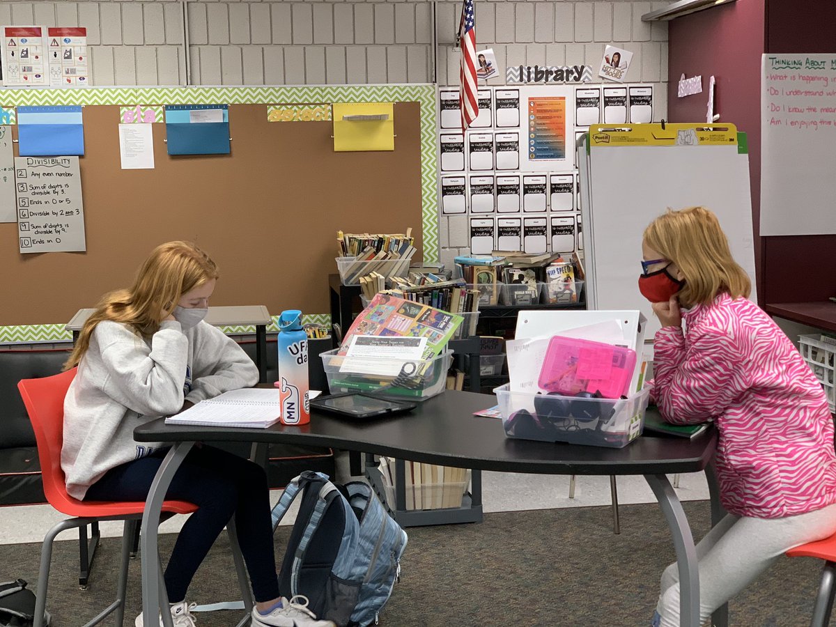 A little social distancing can’t hold us back from Pair Conferring today! So excited to read this great stories!  📚 #WeInspireEACH #WeAreWriters #CollaborativeClassroom #BeingAWriter @ForestHillsEP <a href="/EPS272/">Eden Prairie Schools</a>