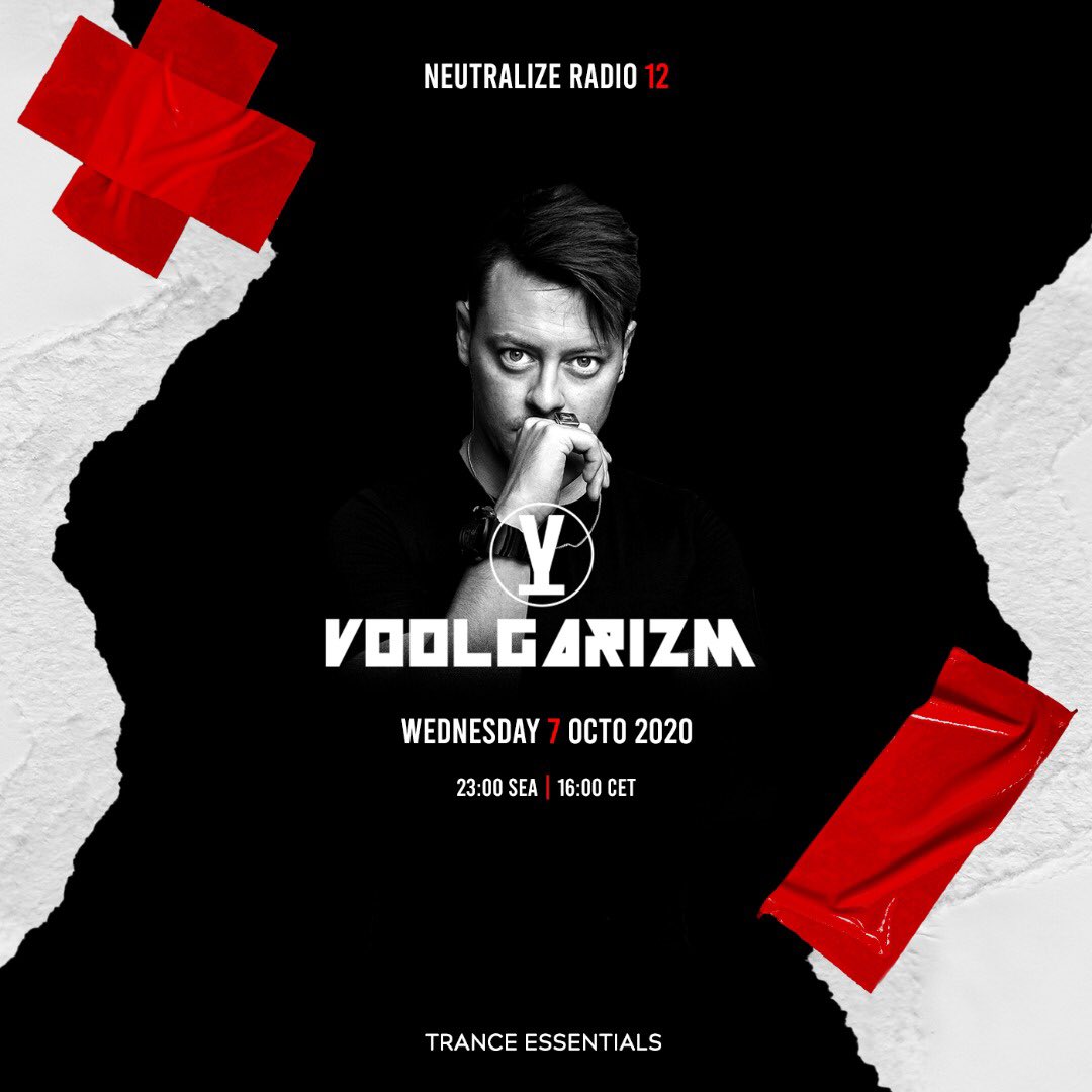 Hi guys,Feel free to tune to Neutralize Radio,This week we have 2 hours special with Haikal Ahmad warming up the decks and Special guest <a href="/voolgarizm/">Voolgarizm</a> !

Link in Description!
youtu.be/HDi8ithckGA