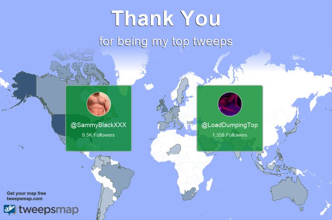 Special thanks to my top new tweeps this week @SammyBlackXXX, @LoadDumpingTop https://t.co/oQuGHWpFL