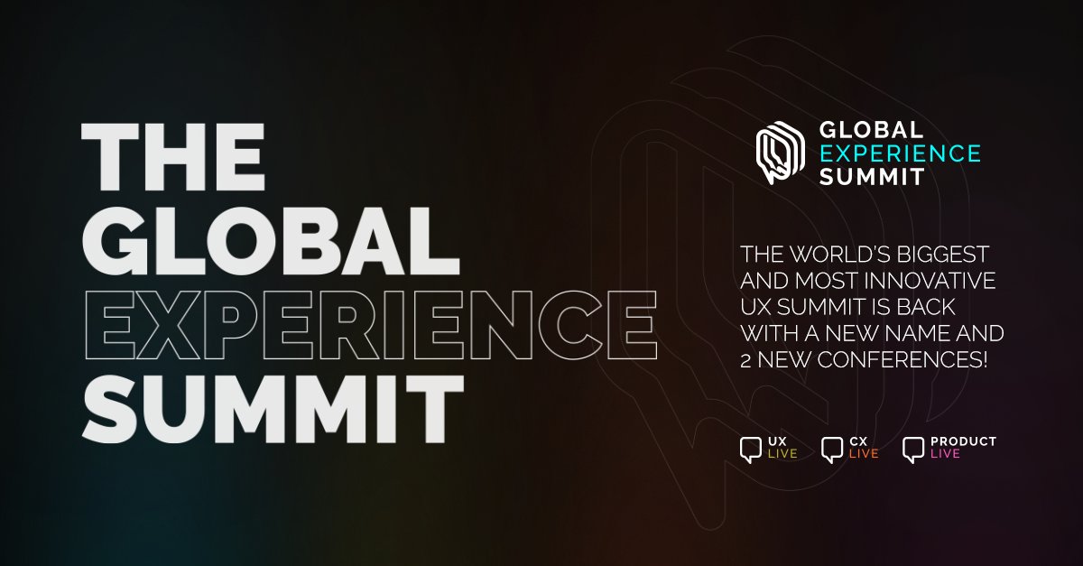 Iconic Agency (Previously Tech Circus) (@itsiconicagency) on Twitter photo One Festival: Three Virtual Conferences
The Global Experience Summit has transformed into a three-part online festival covering every element of the experience process.
Find out more and check out the amazing line up⬇️
bit.ly/3jHT8Vy
<a href="/GlobalXSummit/">Global Experience Summit</a> #GlobalXSummit One Festival: Three Virtual Conferences
The Global Experience Summit has transformed into a three-part online festival covering every element of the experience process.
Find out more and check out the amazing line up⬇️
bit.ly/3jHT8Vy
<a href="/GlobalXSummit/">Global Experience Summit</a> #GlobalXSummit