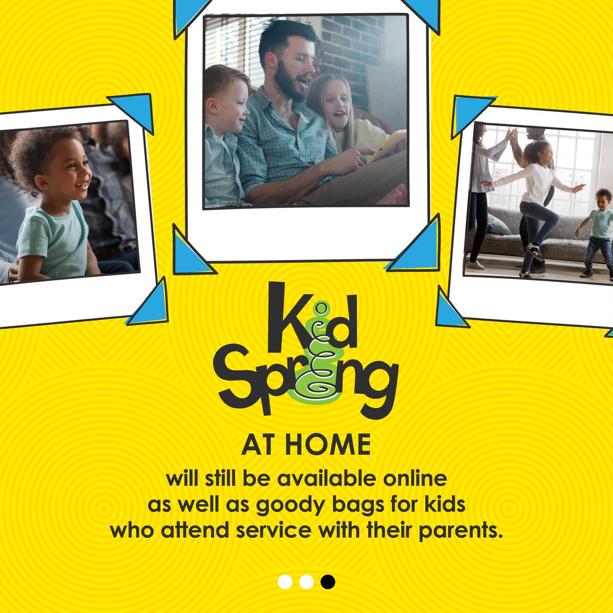 Beginning this Sunday, KidSpring is reopening at most campuses. Your child’s safety is our top priority, so capacity will be limited. Swipe to check out all the details.