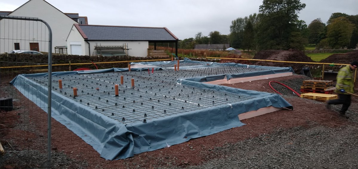 Isoquick's tweet photo. The Isoquick team recently went up to Scotland to install #Isoquick for two house slabs, one in Dumfries and one in Fife, after it was specified by Kirsty Maguire Architects.
@PassivhausArch #Passivhaus #LowEnergy https://t.co/gKSIuzOprF