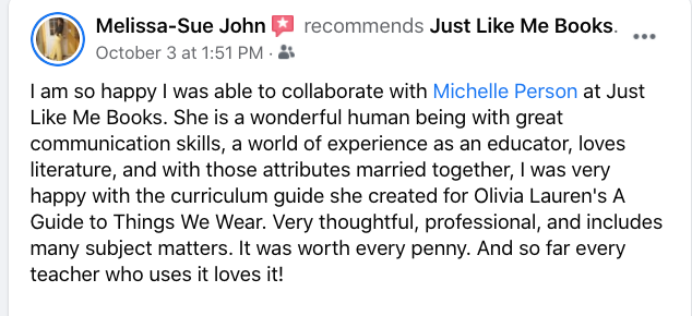 ReadJustLikeMe's tweet image. We support students AND authors.  Inbox us to find out how to make your book more marketable in the educational environment. #authors #diversebooks #kidlit #picturebooks
#jlmbooks #authorssupportingauthors #indieauthors #teachersguide #curriculumguide